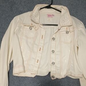 Lipstick Boutique White Cotton Blend Top